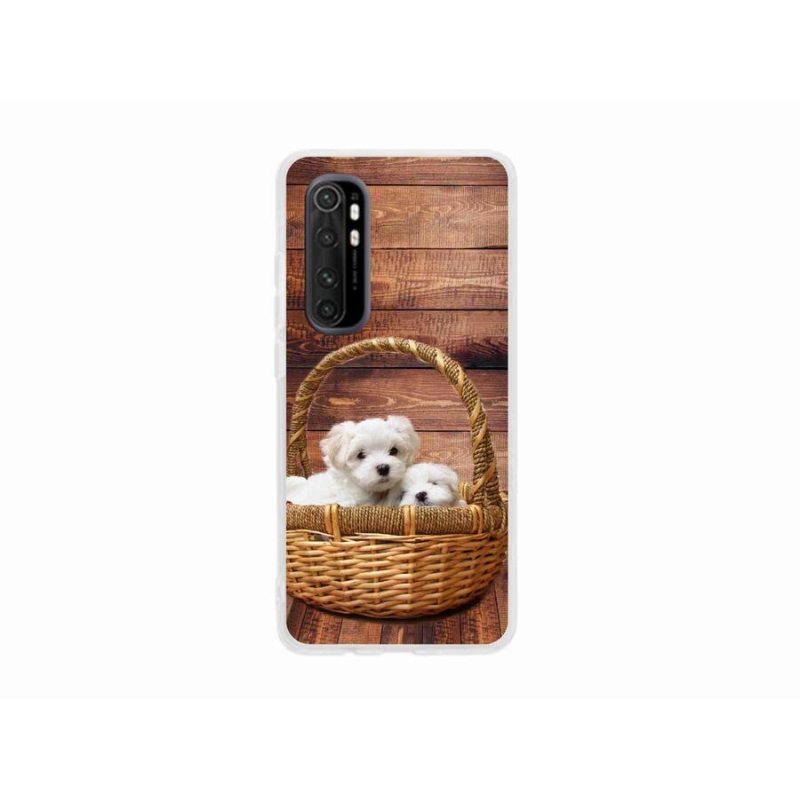 Gél borítás mmCase a Xiaomi Mi Note 10 Lite készülékhez - kölyökkutyák