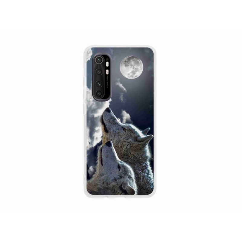 Gél borítás mmCase a Xiaomi Mi Note 10 Lite készülékhez - farkasok