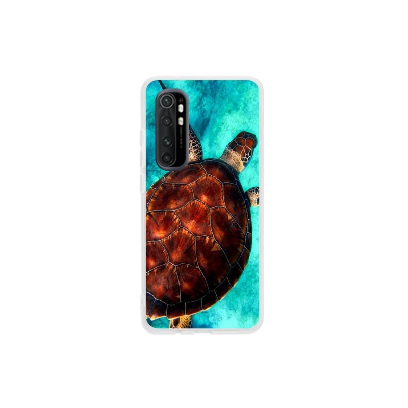 Gél borítás mmCase a Xiaomi Mi Note 10 Lite készülékhez - teknősbéka