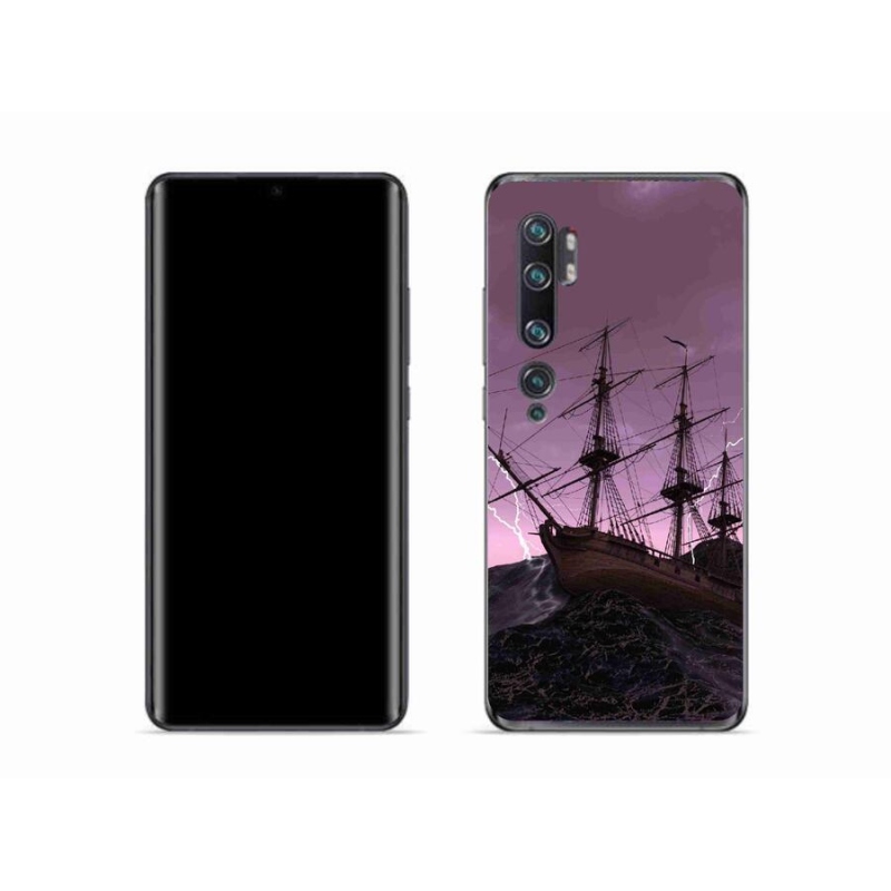 Gél borítás mmCase a Xiaomi Mi Note 10 készülékhez - hajó a viharban