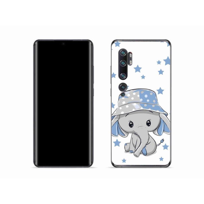 Gél borítás mmCase a Xiaomi Mi Note 10 készülékhez - kék elefánt