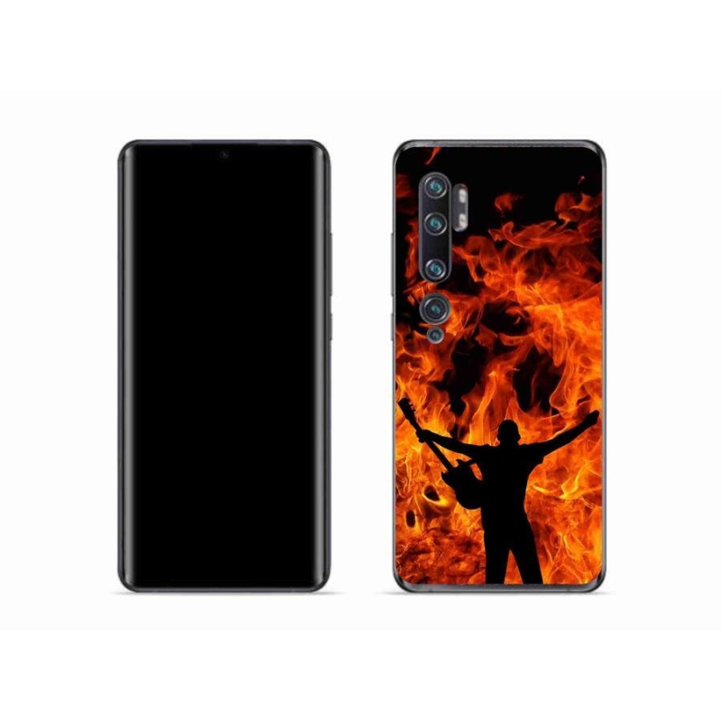 Gél borítás mmCase a Xiaomi Mi Note 10 - zenész és tűz