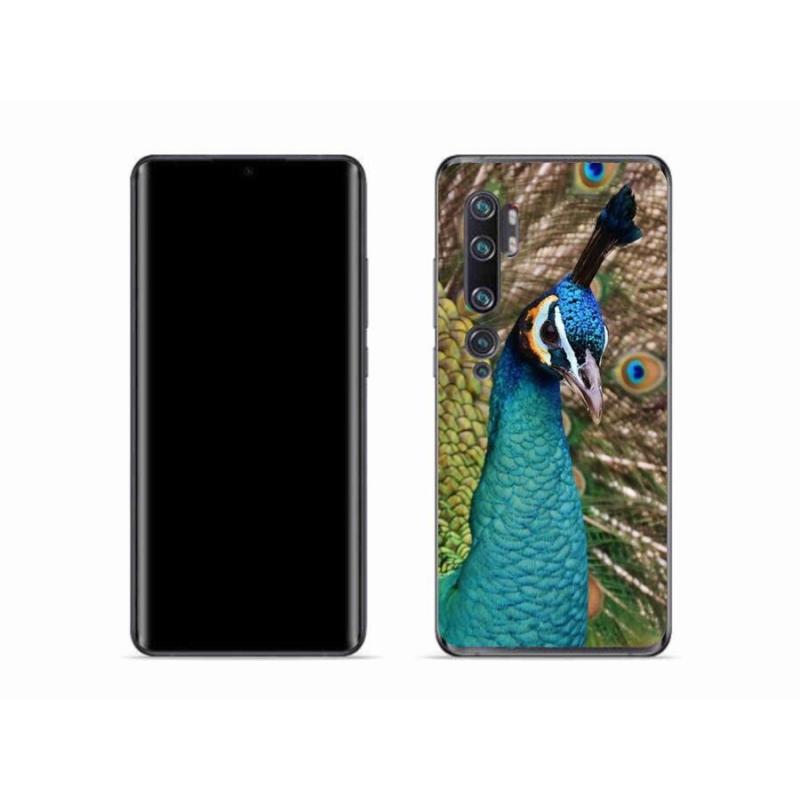 Gél borítás mmCase a Xiaomi Mi Note 10 készülékhez - páva