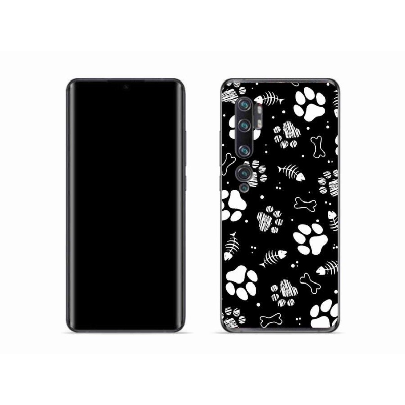 Gél borítás mmCase a Xiaomi Mi Note 10 készülékhez - kutyamancsok