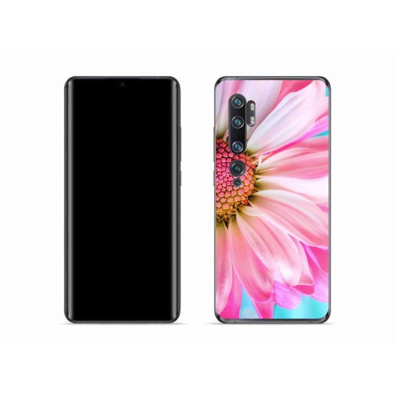 Gél borítás mmCase a Xiaomi Mi Note 10 készülékhez - rózsaszín virág