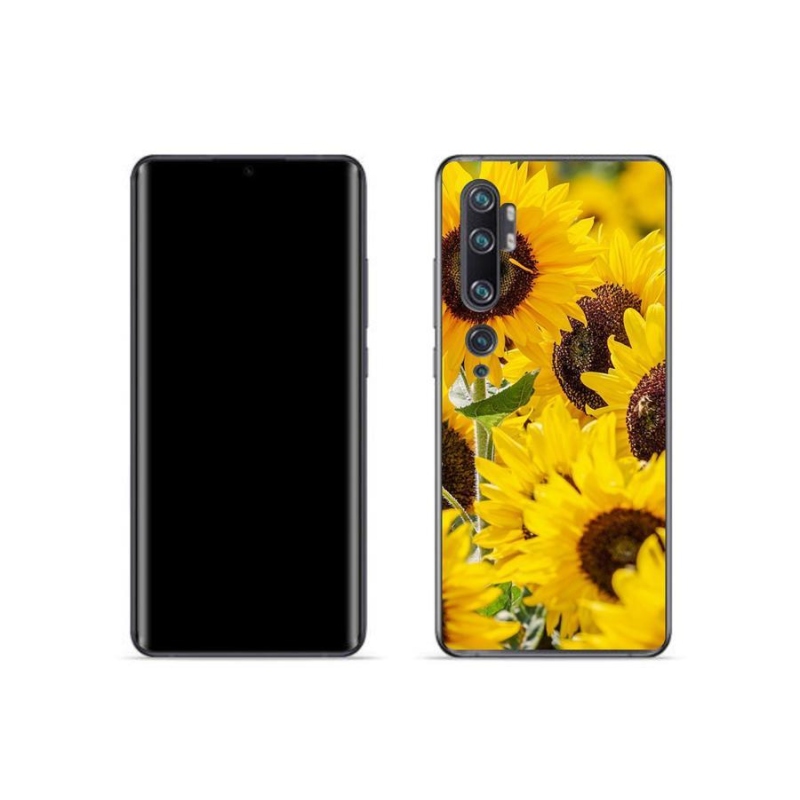 Gél borítás mmCase a Xiaomi Mi Note 10 készülékhez - Napraforgó