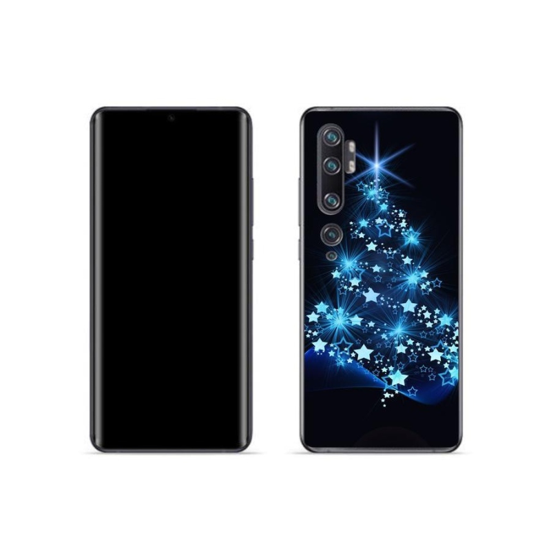 Gél borítás mmCase a Xiaomi Mi Note 10 számára - karácsonyfa