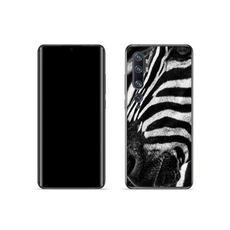 Gél borítás mmCase a Xiaomi Mi Note 10 készülékhez - zebra
