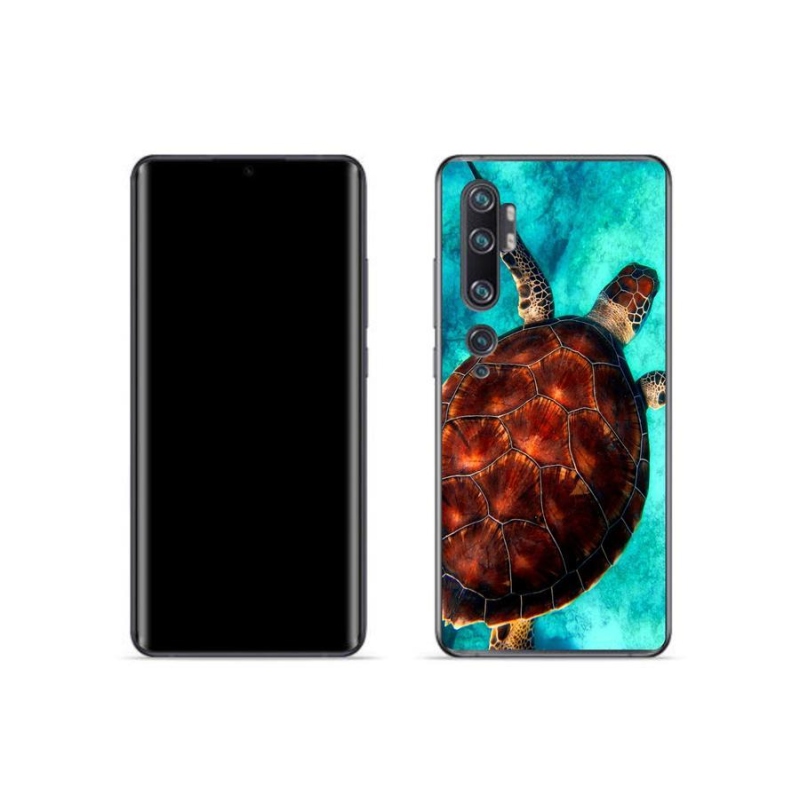 Gél borítás mmCase a Xiaomi Mi Note 10 készülékhez - teknősbéka