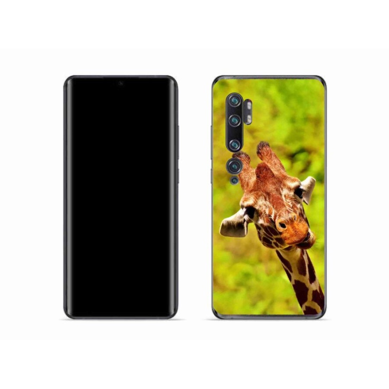 Gél borítás mmCase a Xiaomi Mi Note 10 készülékhez - zsiráf