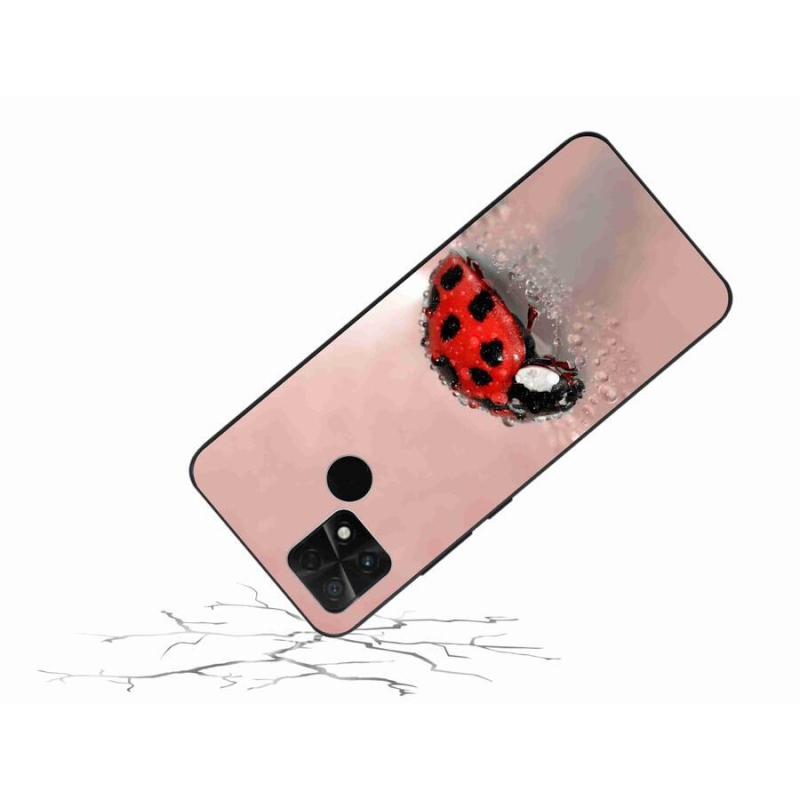 Gél borítás mmCase a Xiaomi Poco C40 készülékhez - katicabogár