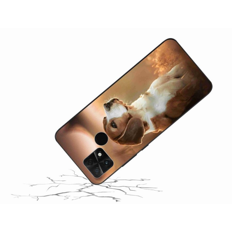 Gél borítás mmCase a Xiaomi Poco C40 készülékhez - bézs színű