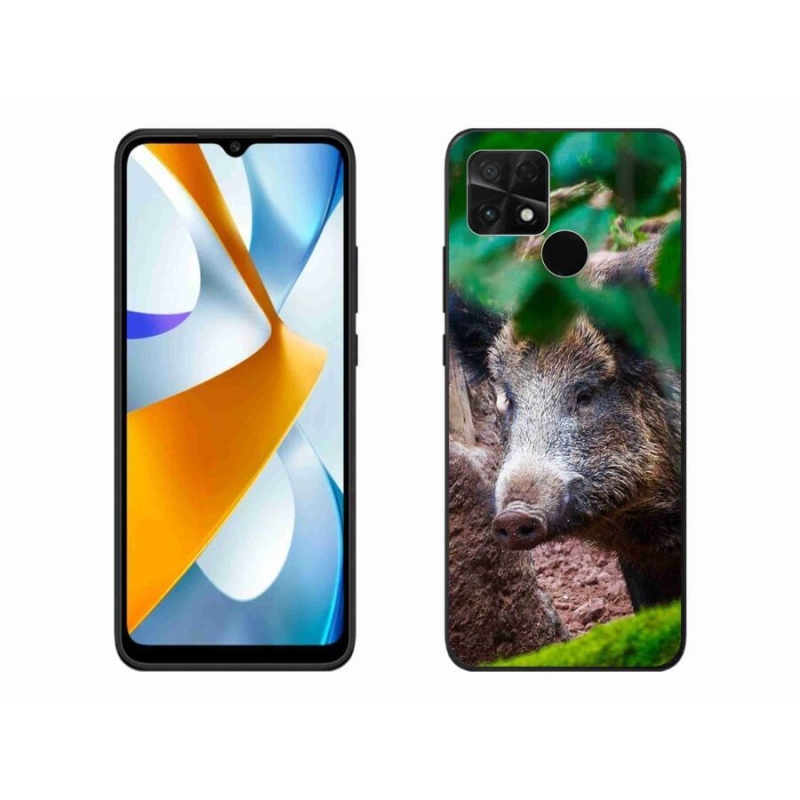 Gél borítás mmCase a Xiaomi Poco C40 készülékhez - vaddisznó