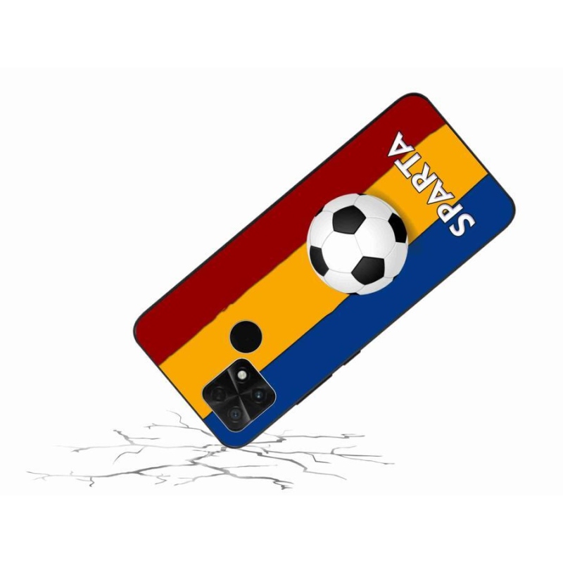 Gél borítás mmCase a Xiaomi Poco C40 készülékhez - futball 1