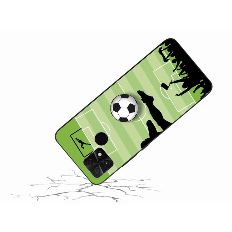 Gél borítás mmCase a Xiaomi Poco C40 - futball 3 számára