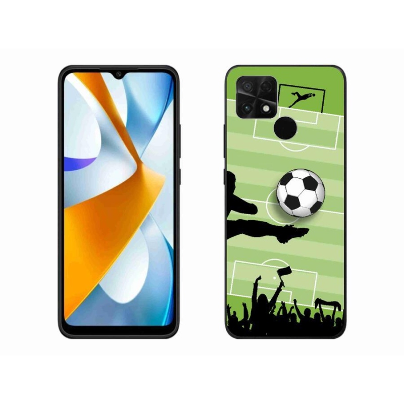 Gél borítás mmCase a Xiaomi Poco C40 - futball 3 számára