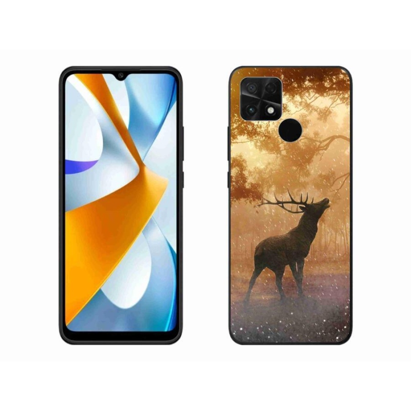 Gél borítás mmCase a Xiaomi Poco C40-hez - szarvas a vadászaton