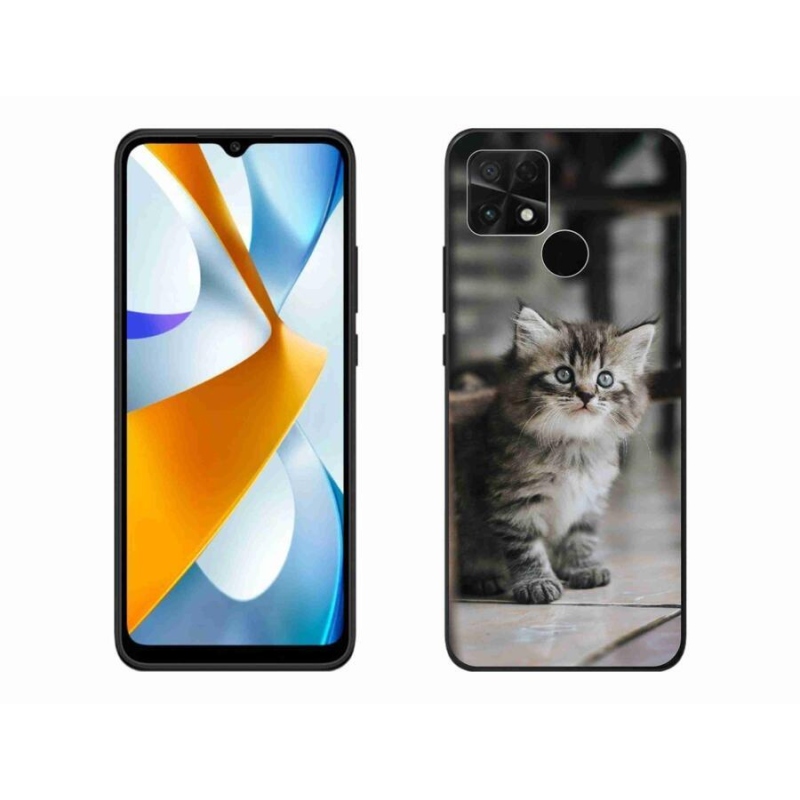 Gél borítás mmCase a Xiaomi Poco C40 készülékhez - cica