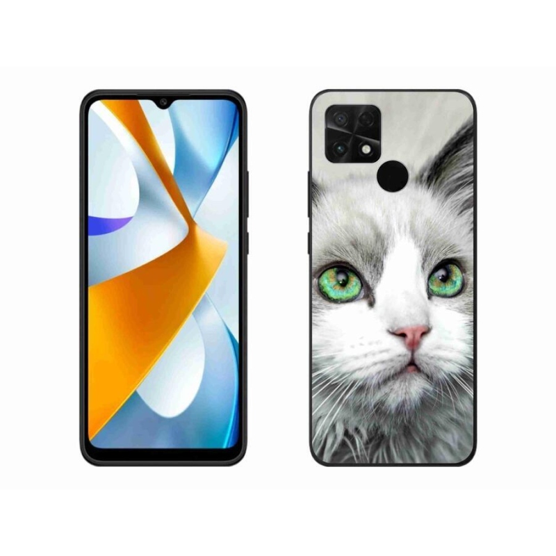 Gél borítás mmCase a Xiaomi Poco C40 készülékhez - macska nézet
