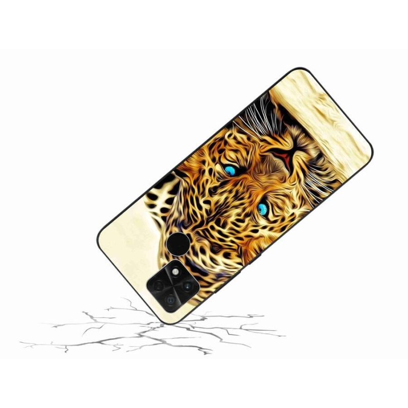 Gél borító mmCase a Xiaomi Poco C40 készülékhez - rajzfilm tigris