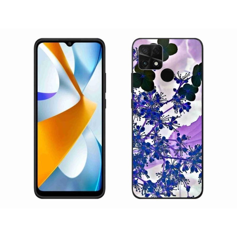 Gél borító mmCase a Xiaomi Poco C40 készülékhez - hortenzia virág