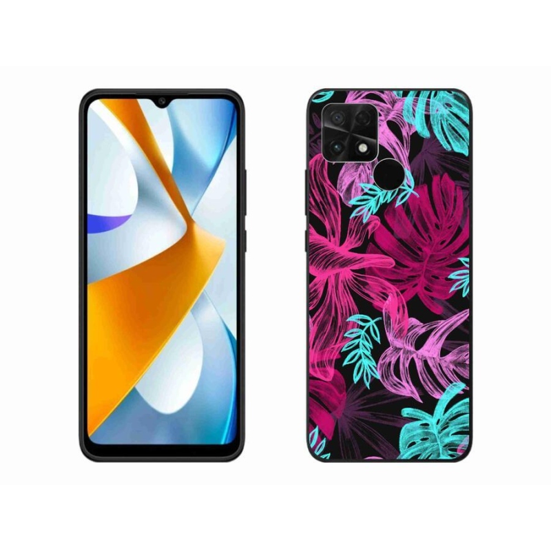 Gél borító mmCase a Xiaomi Poco C40 készülékhez - virágok 1