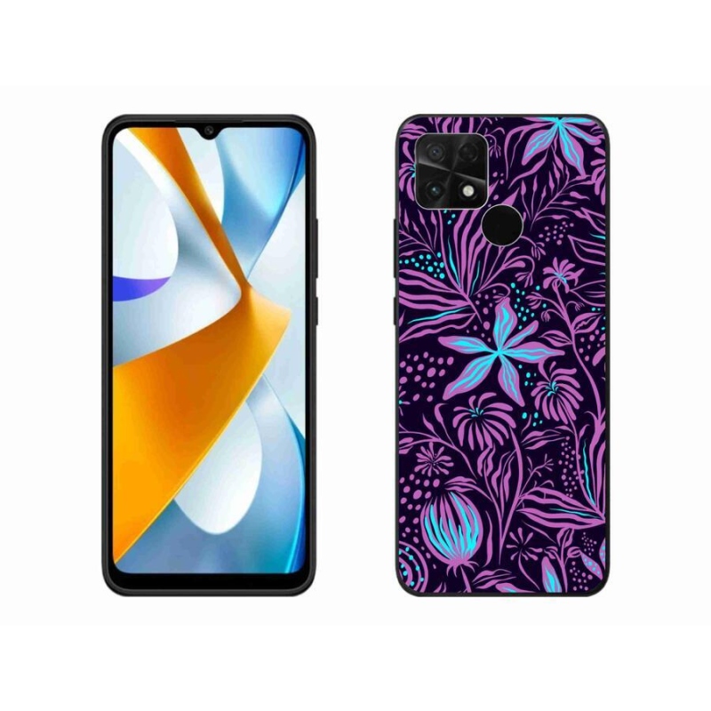 Gél borító mmCase a Xiaomi Poco C40 készülékhez - virágok 2
