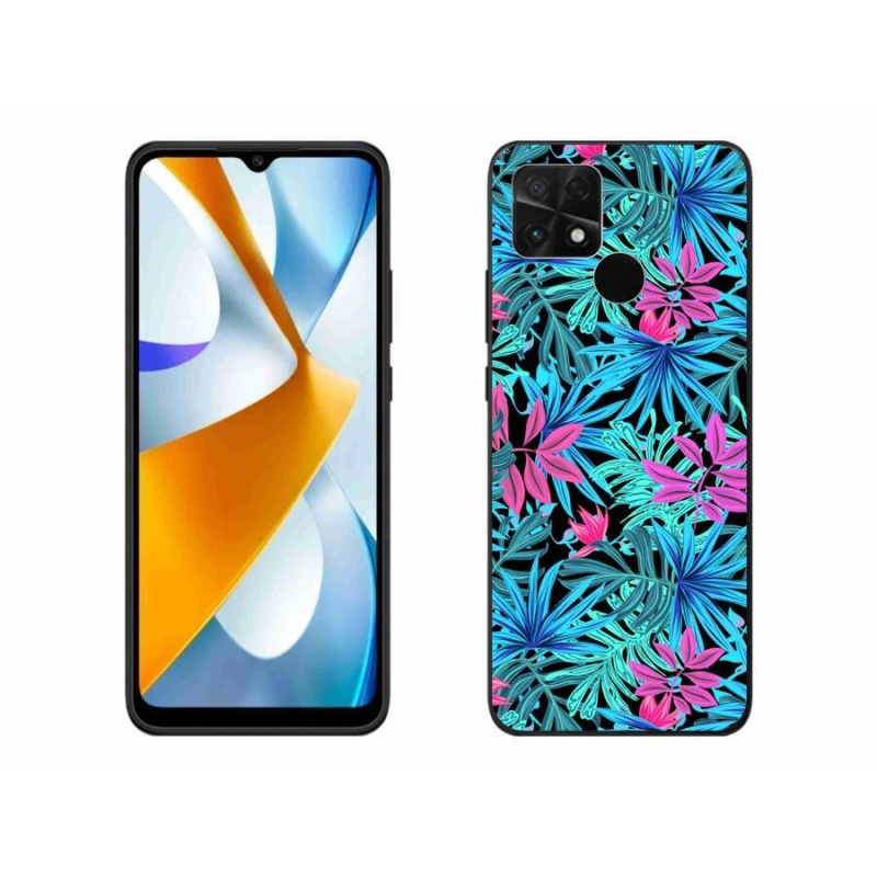 Gél borító mmCase a Xiaomi Poco C40 készülékhez - virágok 3