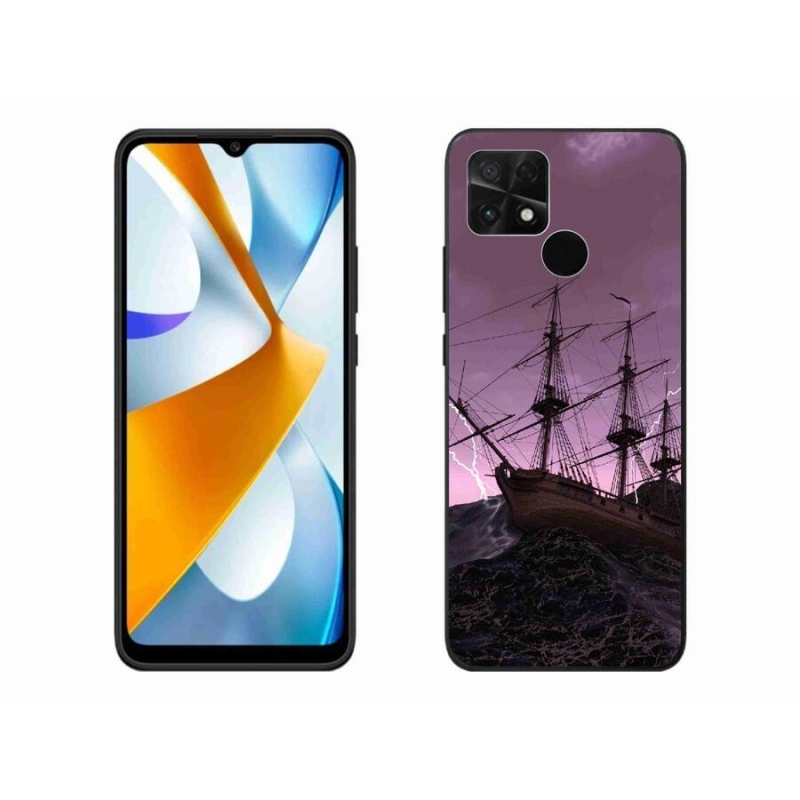 Gél borítás mmCase a Xiaomi Poco C40-hez - hajó a viharban