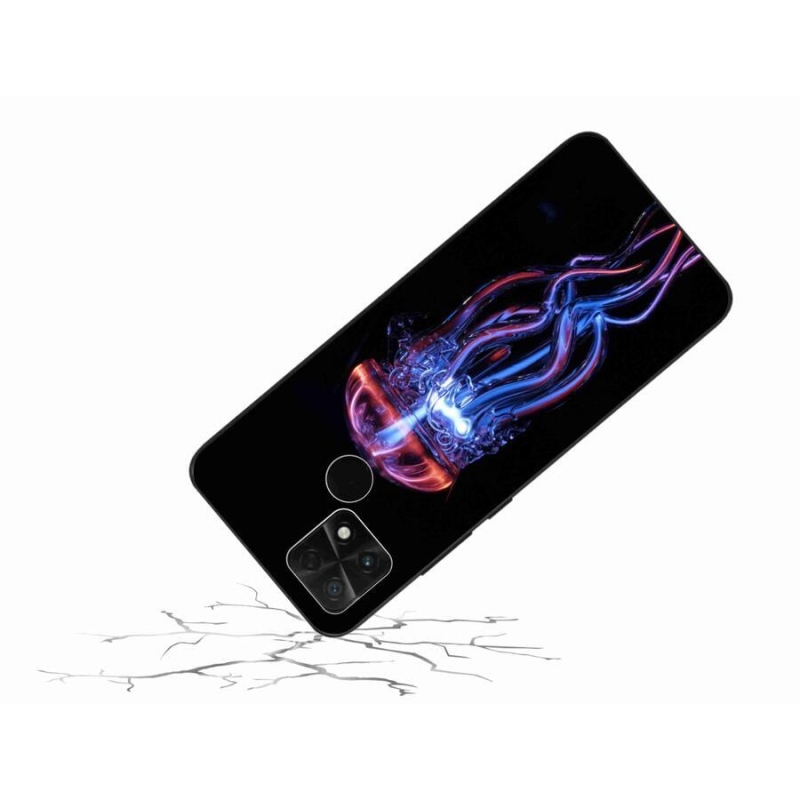 Gél borító mmCase a Xiaomi Poco C40 készülékhez - medúza