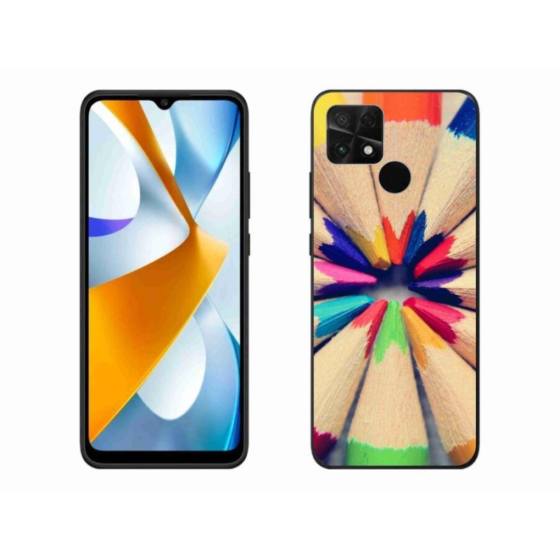 Gél borító mmCase a Xiaomi Poco C40 készülékhez - zsírkréták