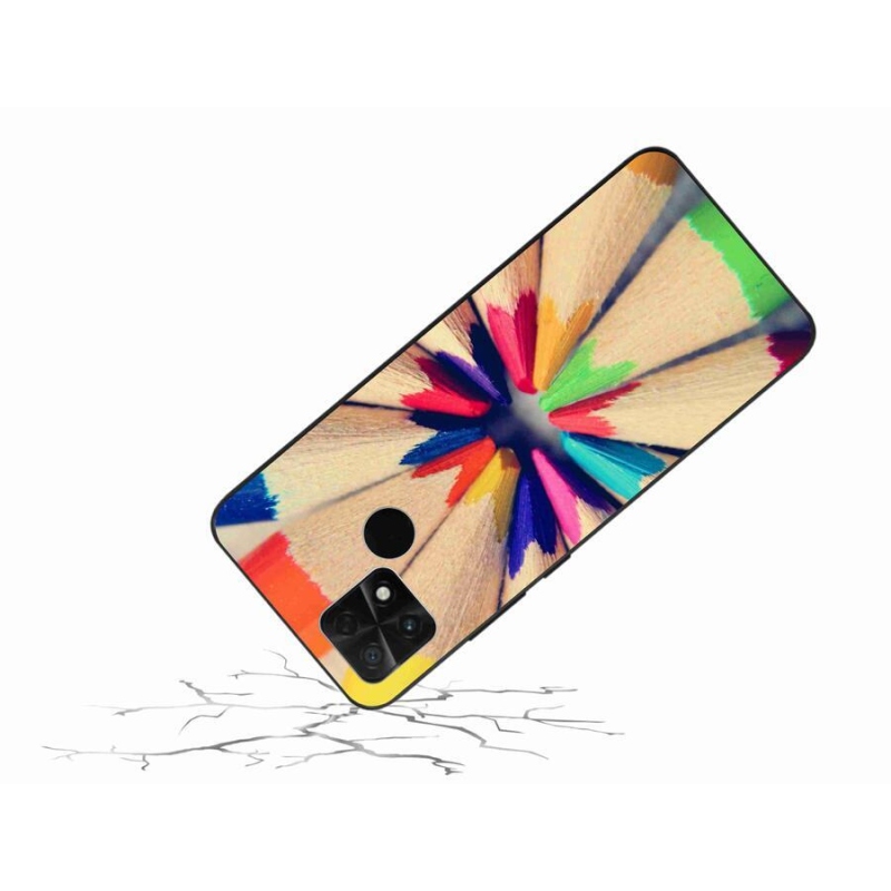 Gél borító mmCase a Xiaomi Poco C40 készülékhez - zsírkréták