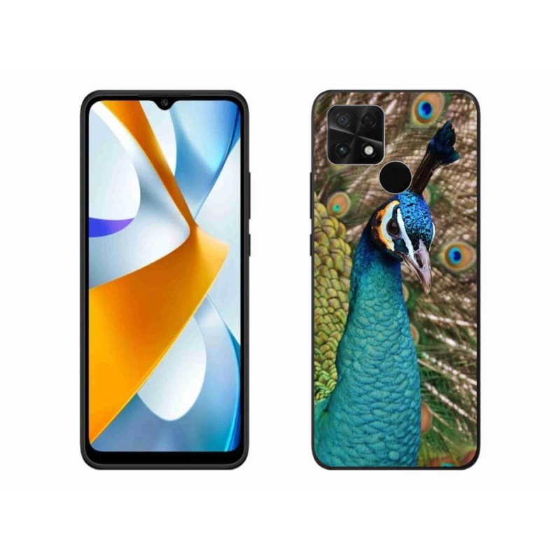 Gél borítás mmCase a Xiaomi Poco C40 készülékhez - páva