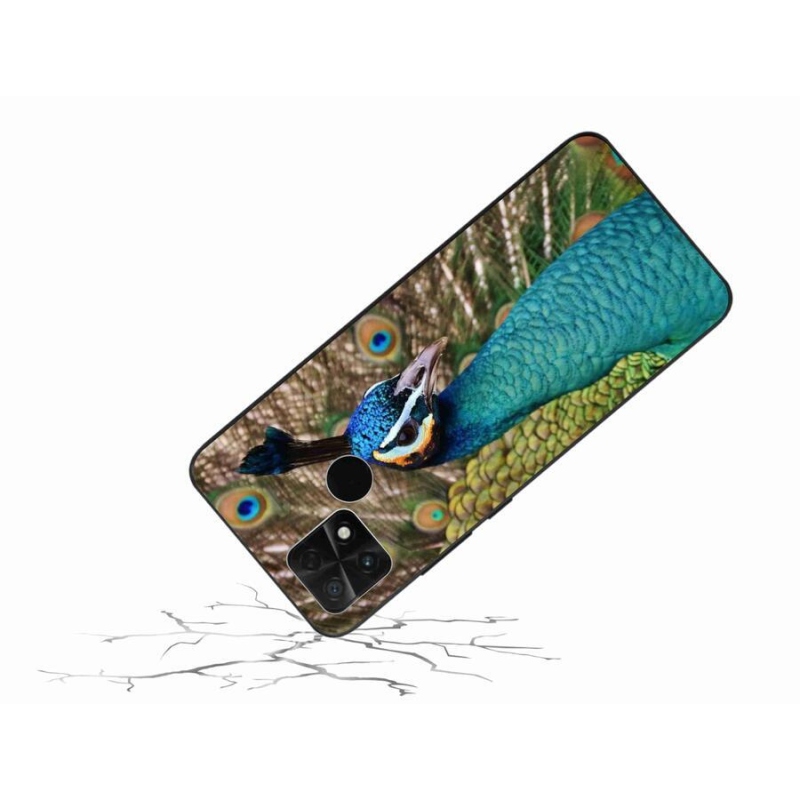 Gél borítás mmCase a Xiaomi Poco C40 készülékhez - páva