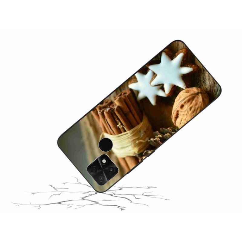 Gél borítás mmCase a Xiaomi Poco C40 készülékhez - fahéj és mézeskalács