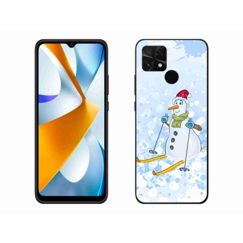 Gél borítás mmCase a Xiaomi Poco C40 készülékhez - hóember