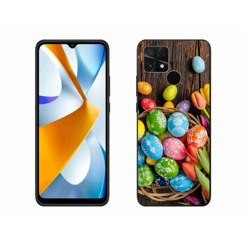 Gél borítás mmCase a Xiaomi Poco C40 készülékhez - Húsvéti tojás