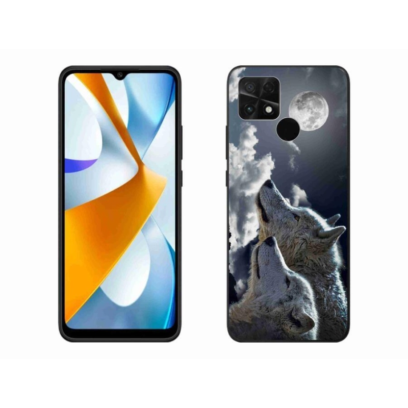 Gél borítás mmCase a Xiaomi Poco C40 készülékhez - farkasok