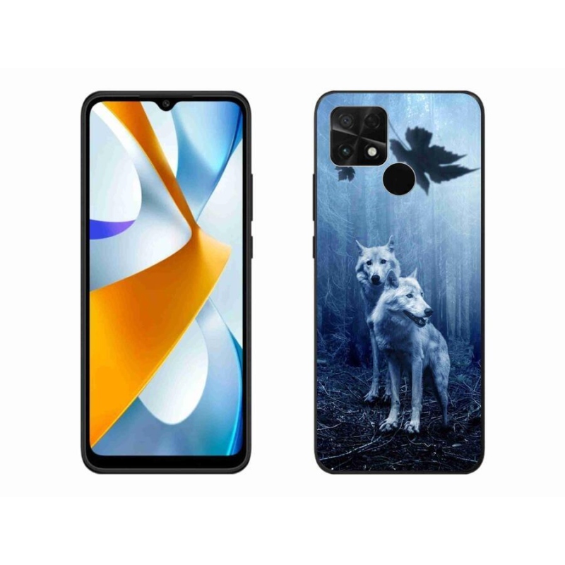 Gél borítás mmCase a Xiaomi Poco C40-hez - farkasok az erdőben