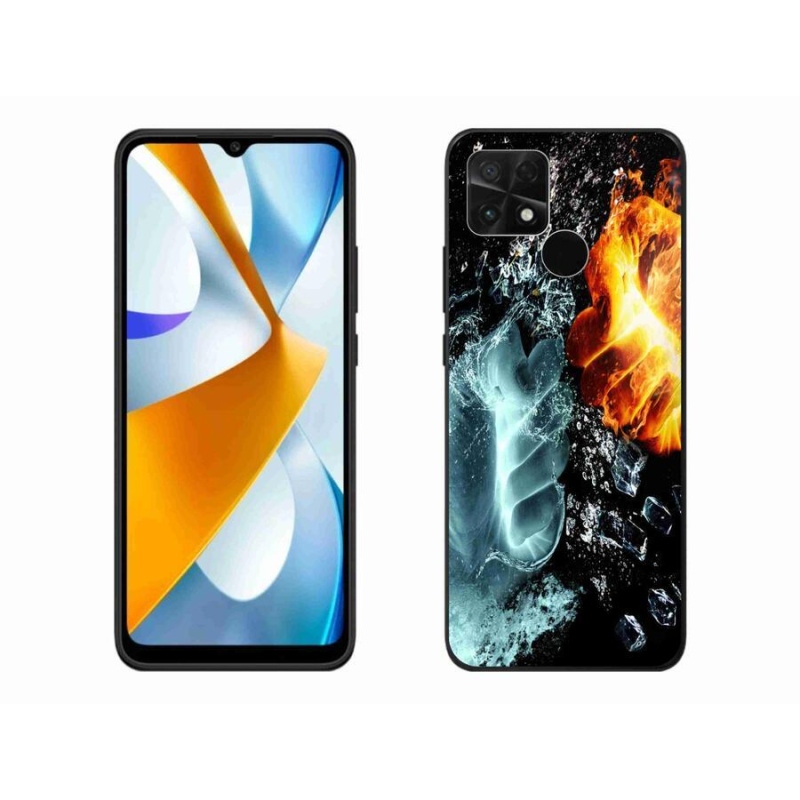 Gél borítás mmCase a Xiaomi Poco C40-hez - víz és tűz