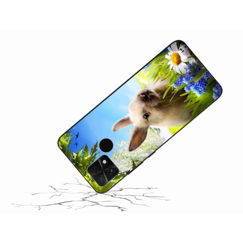 Gél borítás mmCase a Xiaomi Poco C40 készülékhez - nyuszi