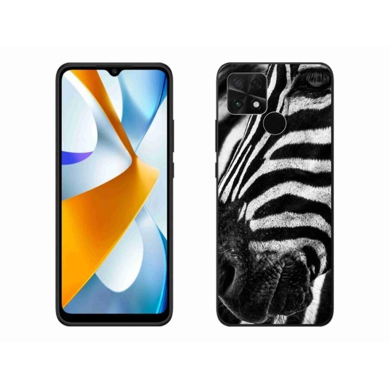 Gél borítás mmCase a Xiaomi Poco C40 készülékhez - zebra