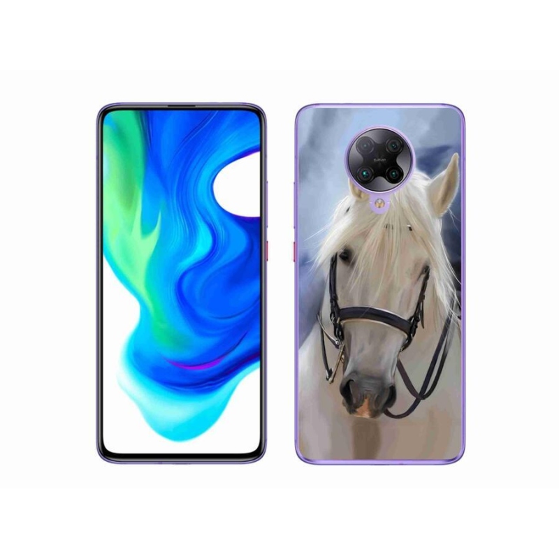 Gél borítás mmCase a Xiaomi Poco F2 Pro számára - fehér ló