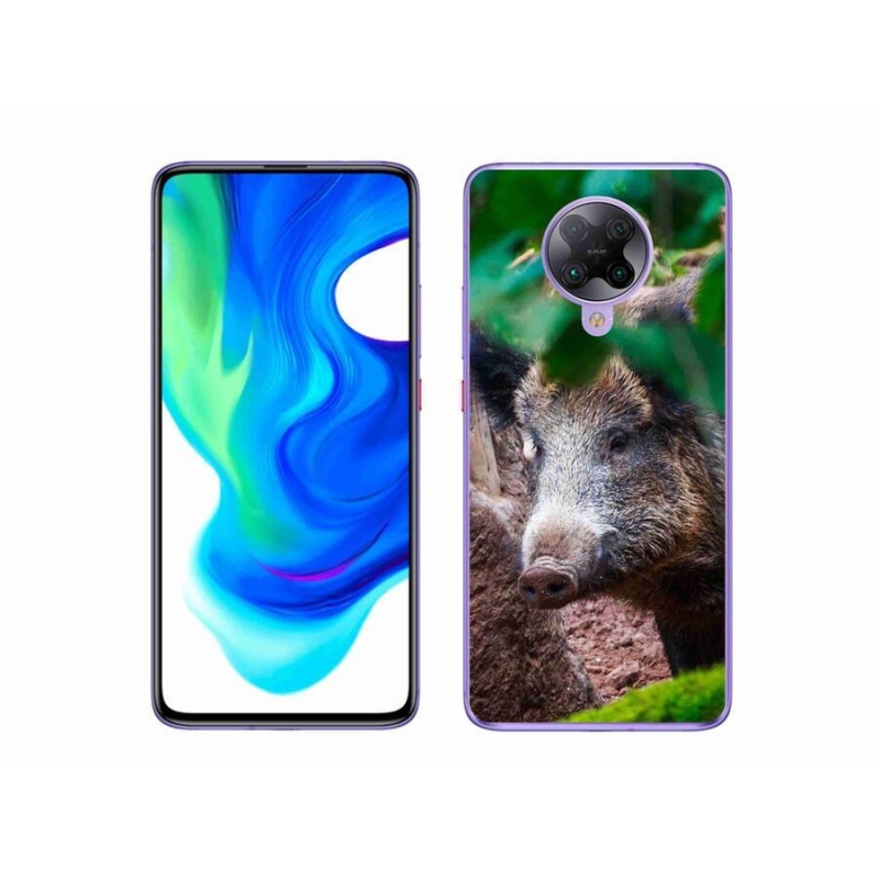 Gél borítás mmCase a Xiaomi Poco F2 Pro számára - vaddisznó