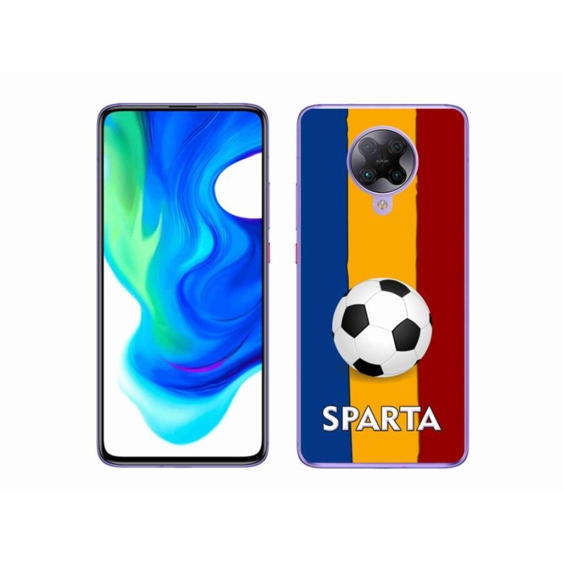 Gél borítás mmCase a Xiaomi Poco F2 Pro számára - labdarúgó 1