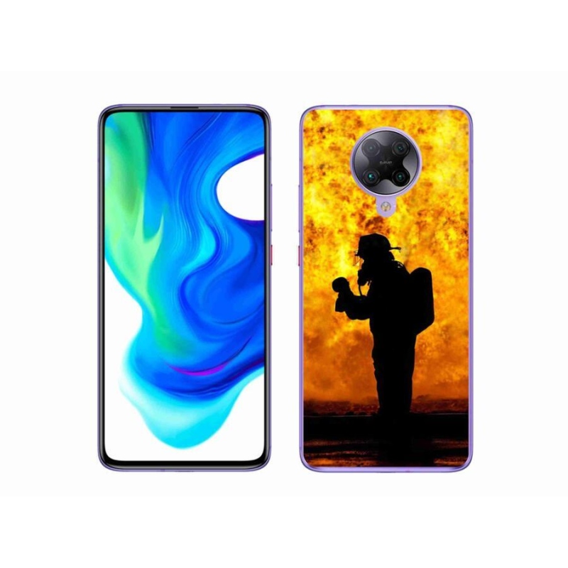 Gél borítás mmCase a Xiaomi Poco F2 Pro számára - tűzoltó