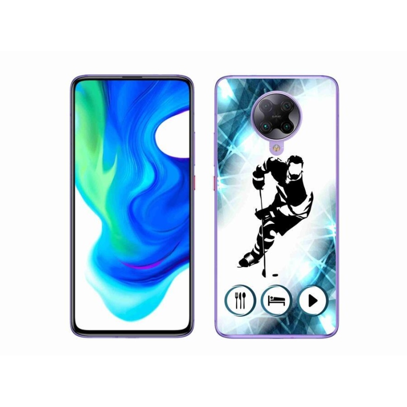 Gél borítás mmCase a Xiaomi Poco F2 Pro számára - jégkorong 1