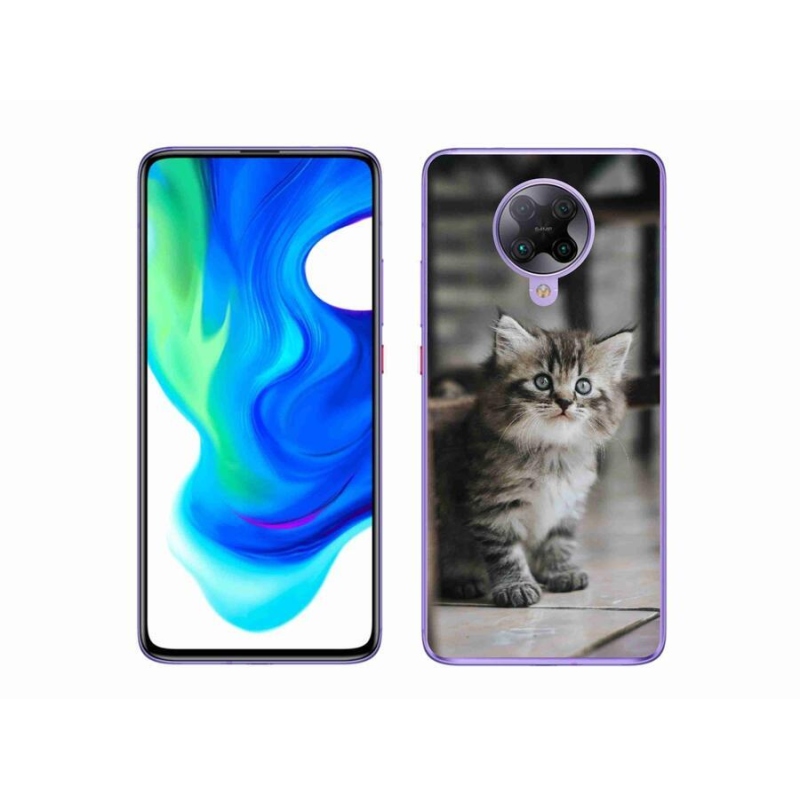 Gél borítás mmCase a Xiaomi Poco F2 Pro számára - cica