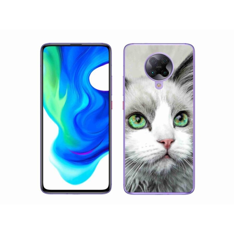 Gél borítás mmCase a Xiaomi Poco F2 Pro számára - macska nézet