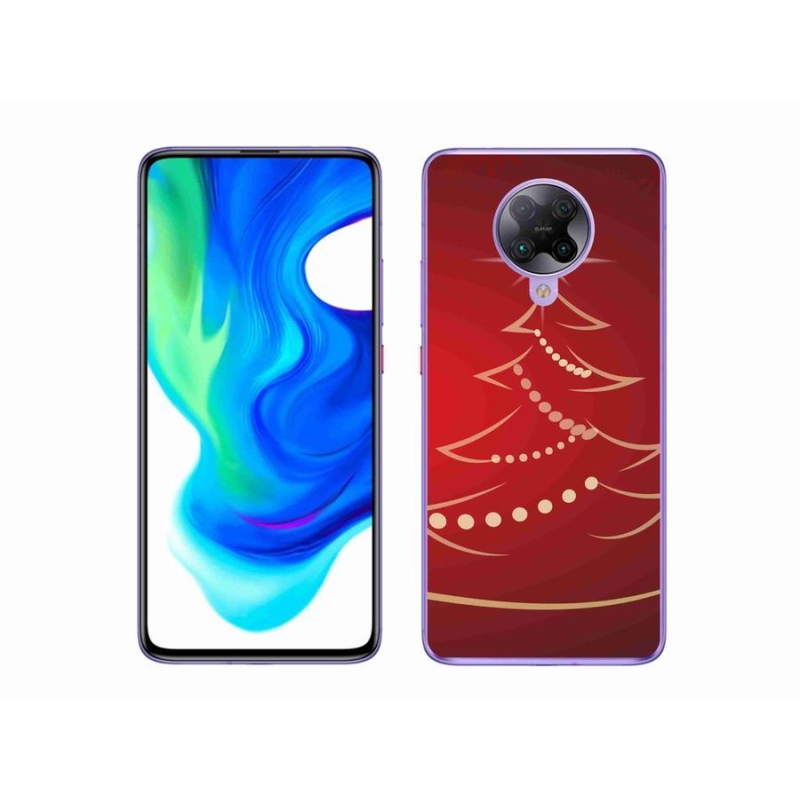 Gél borítás mmCase a Xiaomi Poco F2 Pro számára - karácsonyfa karikatúra